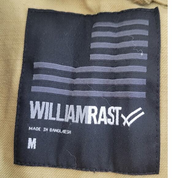 William Rast Jacket Mens Medium Camo Camouflage Field Utility Pockets Cargo Hood - Picture 10 of 13